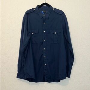 Polo by Ralph Lauren Blue Casual Button Down Shirt